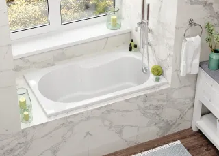 Акриловая ванна VagnerPlast Nike VPBA127NIK2E-04 120x70см белый